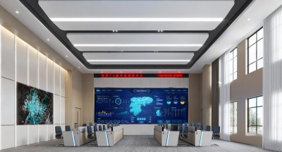 现代指挥控制室3D模型下载